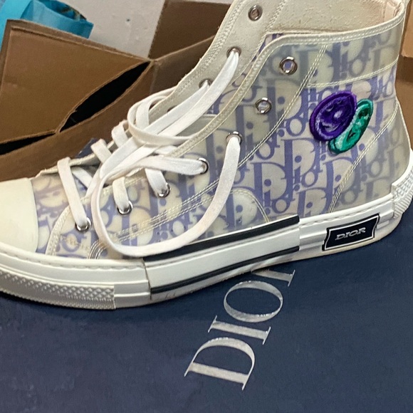 Dior High Top B23 - Classic Style. Layered transparent paneling - Picture 4 of 4